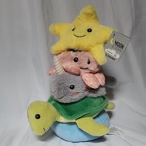 Moon and Stars Plush Stacking Toy